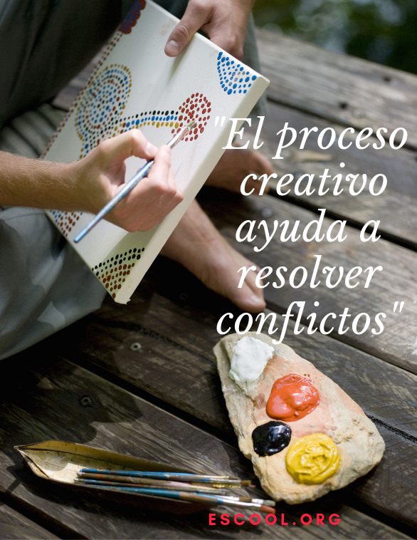 El proceso creativo ayuda a resolver conflictos 
